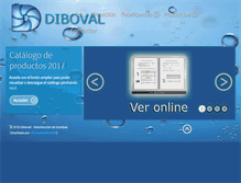 Tablet Screenshot of diboval.com